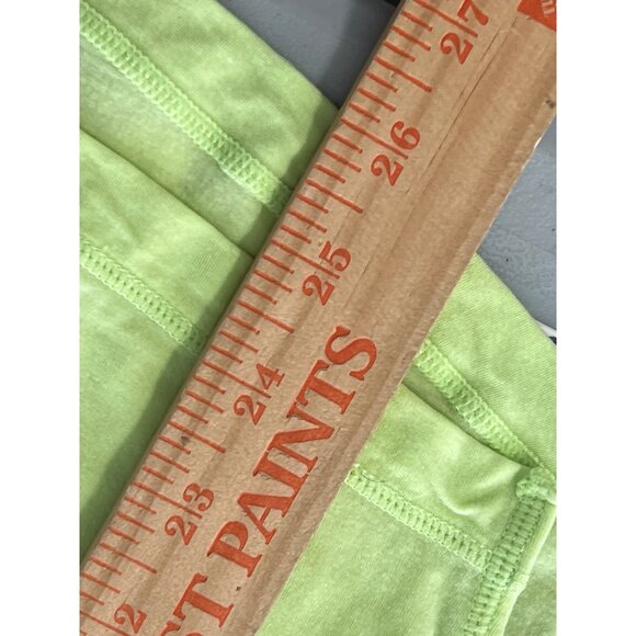 Zella V-neck Athletic Top Women M Neon Green Loose Fit Workout Athleisure Comfy - Picture 5 of 7